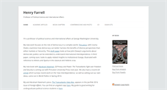Desktop Screenshot of henryfarrell.net