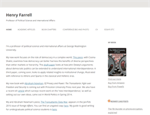 Tablet Screenshot of henryfarrell.net